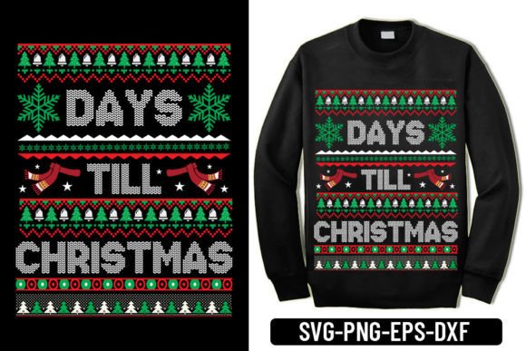 Days Till Christmas - Ugly Sweater Embroidery Design Review
