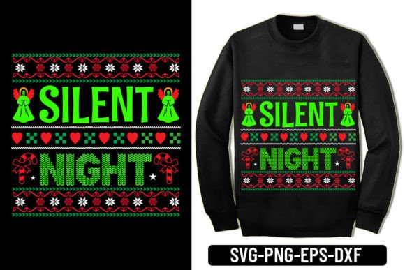 Silent Night Ugly Sweater Embroidery Design Review