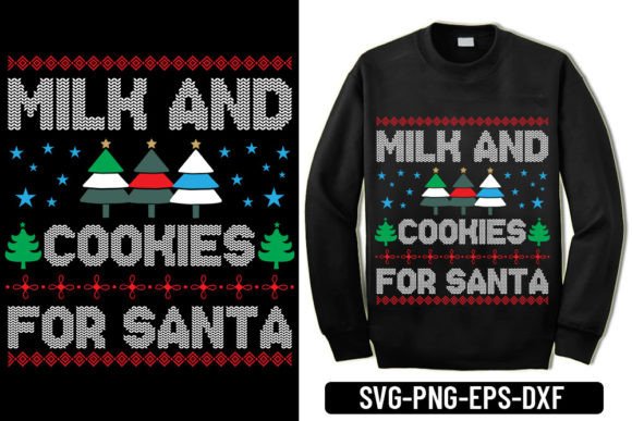 Ugly Sweater - Milk Cookies for Santa