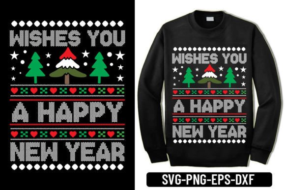 Ugly Sweater - Wishes You a Happy New Year