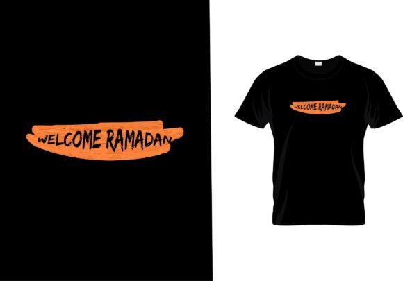 Welcome Ramadan T Shirt Design
