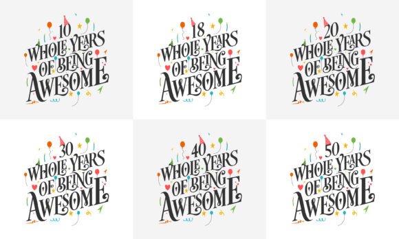 Whole Years of Being Awesome Design Set Review